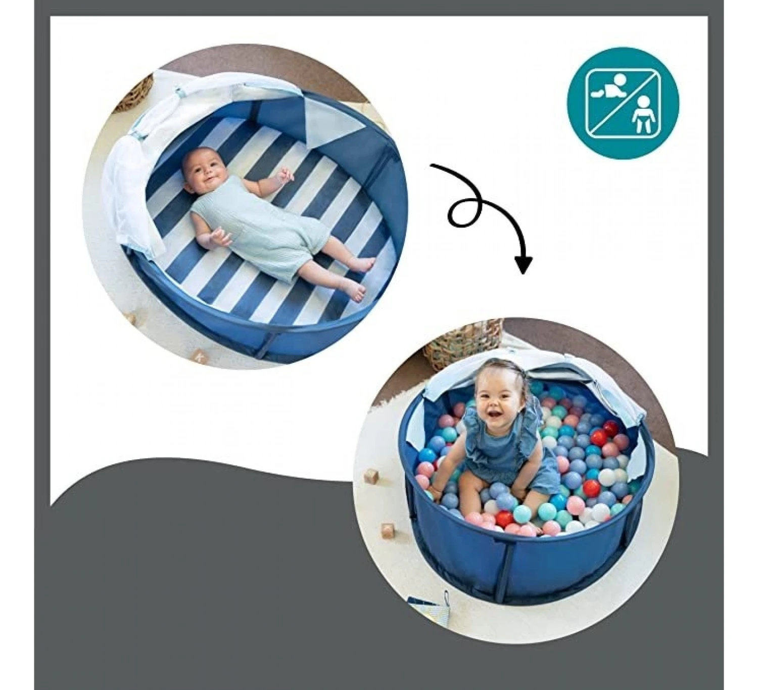 BabyMoov Tent Anti-UV 2 In 1 4 BabyMoov Tent Anti-UV 2 In 1 - Image 2