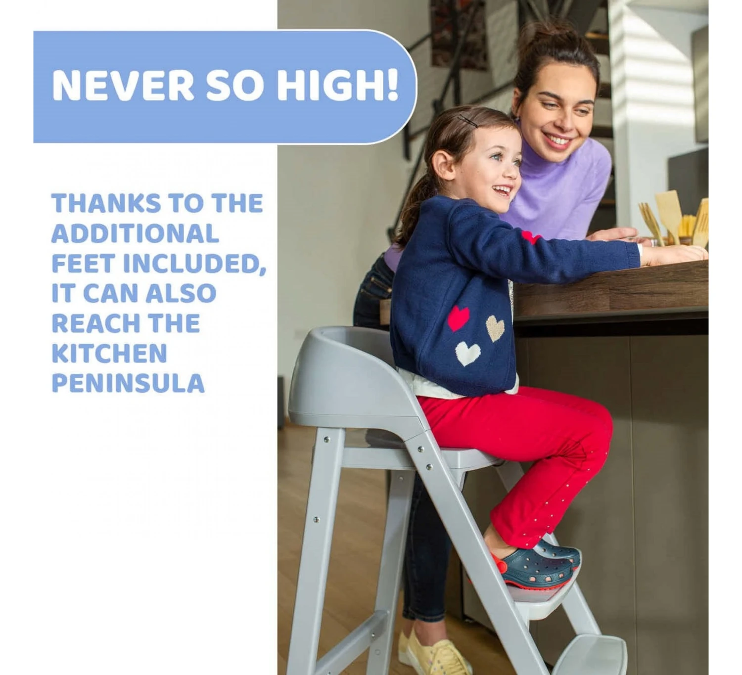 CHICCO Crescendo Up Kinderstoel - Venice Lagune Groen 5 CHICCO Crescendo Up Kinderstoel - Venice Lagune Groen - Image 3