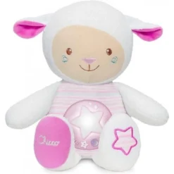 CHICCO Zacht Schaapje Met Woordjes - Roze