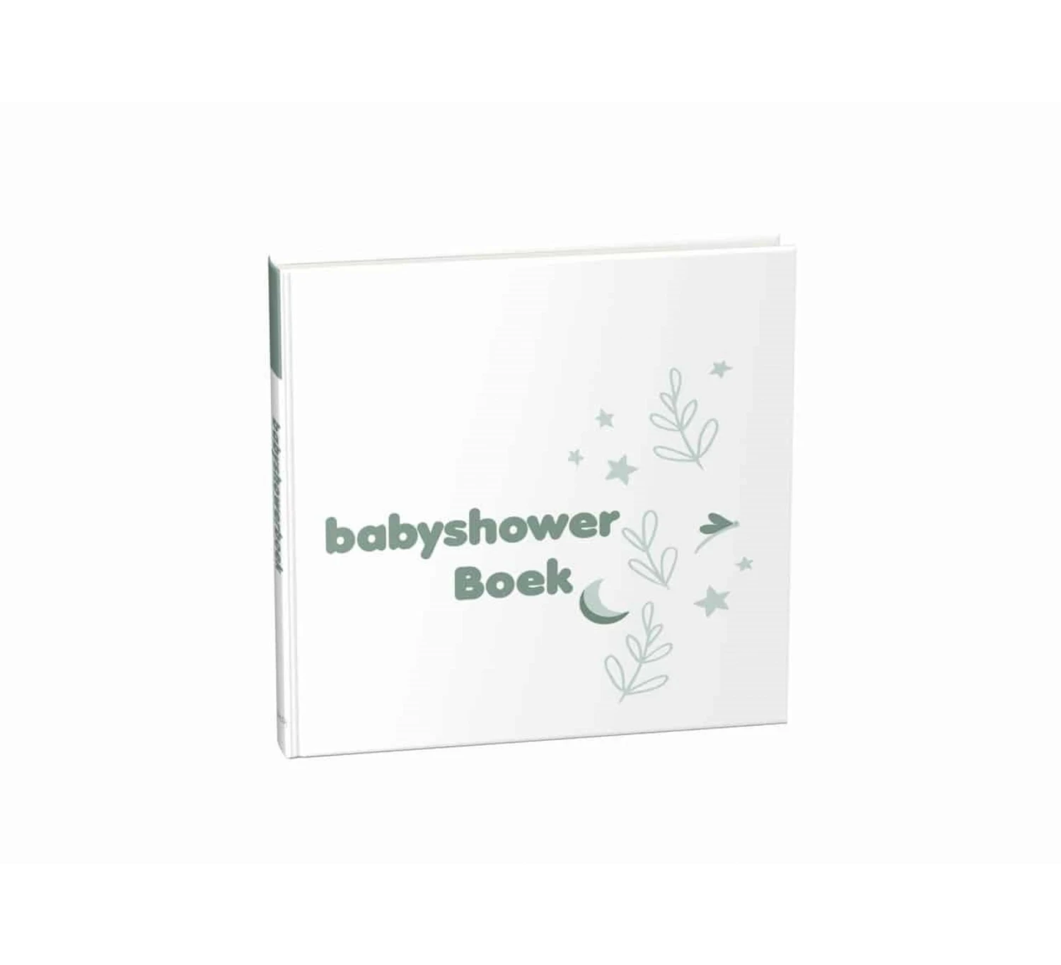 Babyshowerboek - Witgroen 3 Babyshowerboek - Witgroen
