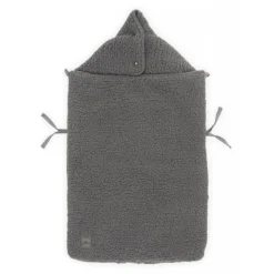 Jollein Voetenzak 3/5 Teddy - Storm Grey -Kinder Plez Verkoopwinkel jollein voetenzak 3 5 teddy storm grey 2