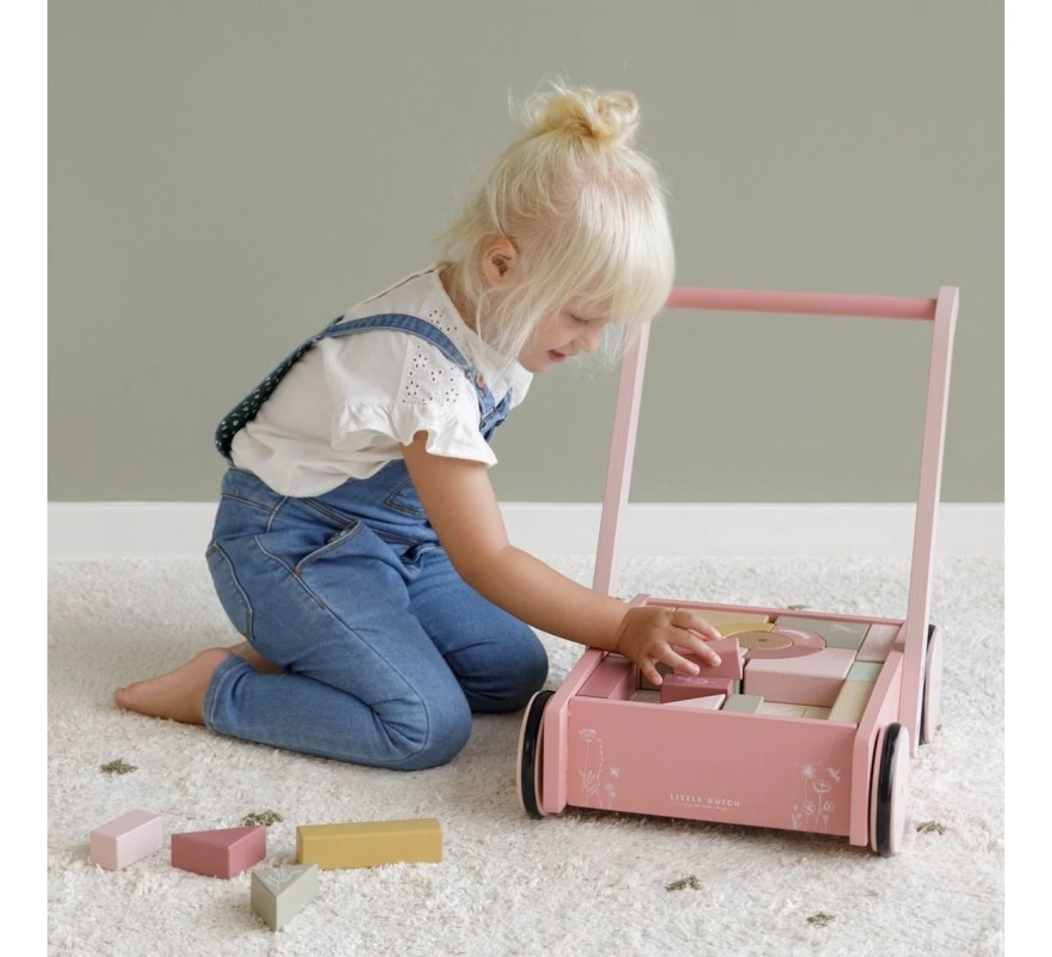 Little Dutch Blokkenkar Wild Flowers 4 Little Dutch Blokkenkar Wild Flowers - Image 2