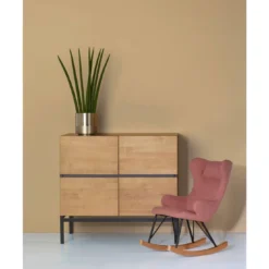 Rocking Kids Chair De Luxe - Black -Kinder Plez Verkoopwinkel quax rocking kids chair de luxe black 2