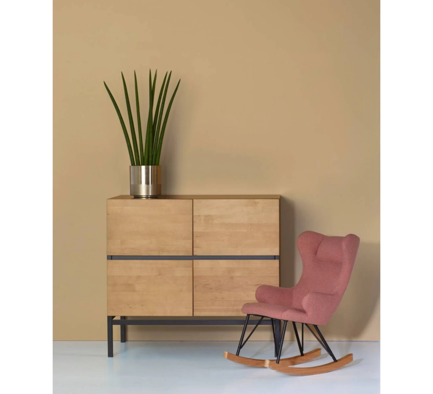 Rocking Kids Chair De Luxe - Latte 4 Rocking Kids Chair De Luxe - Latte - Image 2