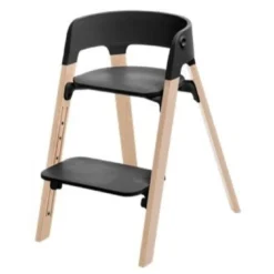 Stokke Steps™ Kinderstoel - Black Naturel