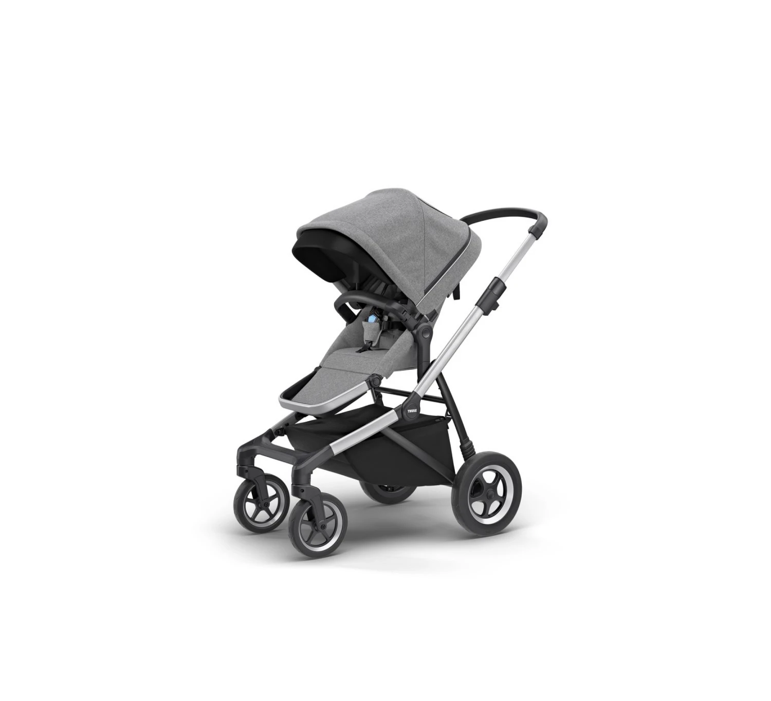Thule Sleek Kinderwagen - Grey Melange 3 Thule Sleek Kinderwagen - Grey Melange