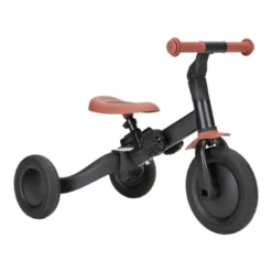 4-in-1 Driewieler Kaya - Zwart
